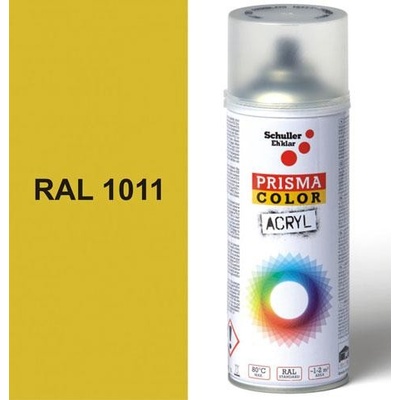Schuller Ehklar PRISMA COLOR Sprej béžový lesklý 400ml, odtieň RAL 1011 farba hnedo béžová lesklá, 91330