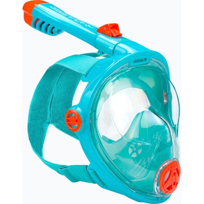 AQUA-SPEED Целолицева маска за гмуркане с шнорхел AQUA-SPEED Spectra 2.0 Kid turquoise 248