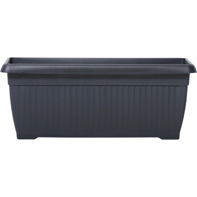 Prosperplast Kvetináč plast sivý 60 x 25,7 x 24 cm