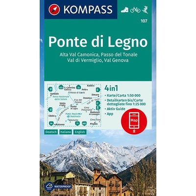 Ponte di Legno, Alta Val Camonica 1:50 000