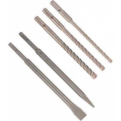 BOSCH SDS plus-5X a sada sekáčov, 5 ks 2607017515