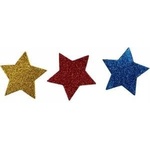 TITANUM Foam stickers glitter stars mix 45pcs - mallbg - 21,49 лв