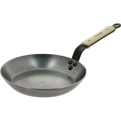 de Buyer Pánev na smažení MINERAL B B BOIS 24 cm dřevěná rukojeť