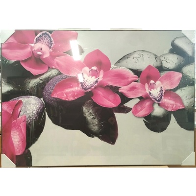 Bondecor Obraz "Orchidej pink" - tisk na papír na MDF desku,100x70cm