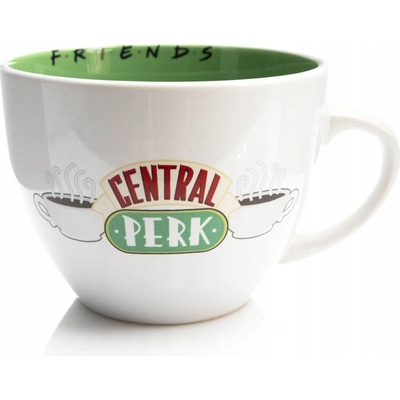 CurePink Keramický cappuccino hrnek Friends Přátelé Central Perk SCMG24105 650 ml – Zboží Dáma