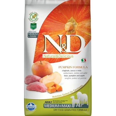 N&D Grain Free Pumpkin DOG Adult M / L Boar & Apple 2,5 kg