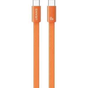 USAMS Кабел за данни USAMS U96 Type-C - Type-C, 120cm, NARANCSSÁRGA SJ783USB02 (SJ783USB02)