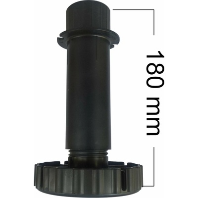 Hettich Soklová noha Korrekt 180 mm 70153 – Hledejceny.cz