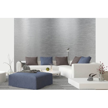 DIMEX ART s. r. o Самозалепваща се флизелинова фототапета текстура от полиран алуминий 375 x 250 см