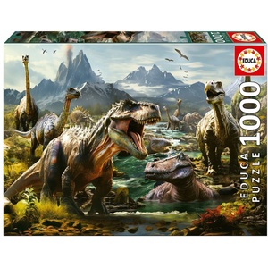 Educa Пъзел, Educa, Свирепи динозаври, 1000 части (EDU19924)