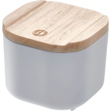 iDesign box s vekom z dreva paulownia Eco 9 x 9 cm sivý