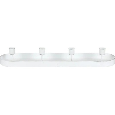 Autronic Svícen kovový UM1033 WT - bílý