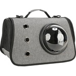  Транспортна чанта за домашни любимци 40x26x28 см, сива (4268-G)