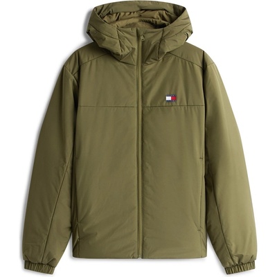 Tommy Jeans Men's Padded Hood Windbreaker - Dark Greenery