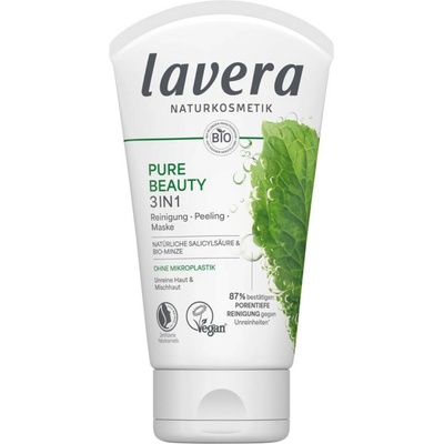 Lavera 3v1 čistiaca peelingová maska 125 ml