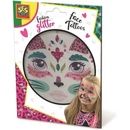 SES Trblietavé tetovanie na tvár mačka