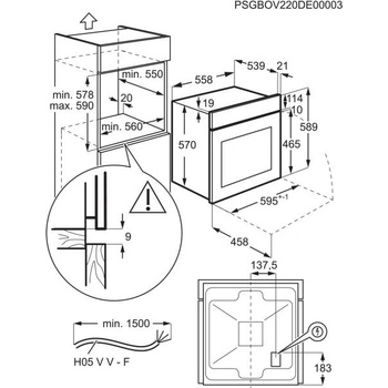 Image 1 of Electrolux EOF3H50BX