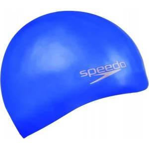 Speedo Шапка за плуване Speedo Plain Moulded Silicone Cap Swim cap - Blue - размер One Size (581-0049-0411)