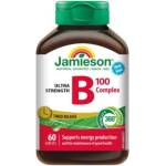 Jamieson B-комплекс 100mg с постепенно освобождаване 60 таблетки (IP426)