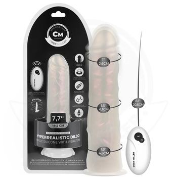 Image 1 of Вибриращо дилдо, реалистично и светещо, 20, 5см. - Cock Miller Vibrator (D-243376)