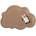 Bloomingville Mini Кафява глинена детска чиния 14x20 cm Dolly - Bloomingville Mini (82061696)