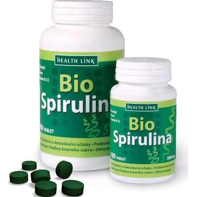 Health Link Bio Spirulina 500 mg 300 tablet – Zbozi.Blesk.cz