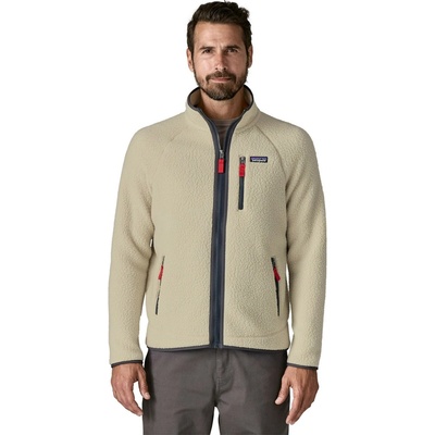 Patagonia M's Retro Pile Jacket pelican w/smolder blue