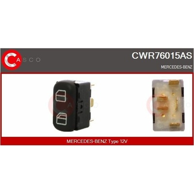 Spínač elektrického otvárania okien CASCO CWR76015AS