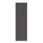 vidaXL Плисирана щора черна 60x200 cm Ширина на плата 59, 4 cm (4015152)