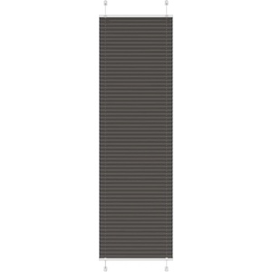 vidaXL Плисирана щора черна 60x200 cm Ширина на плата 59, 4 cm (4015152)