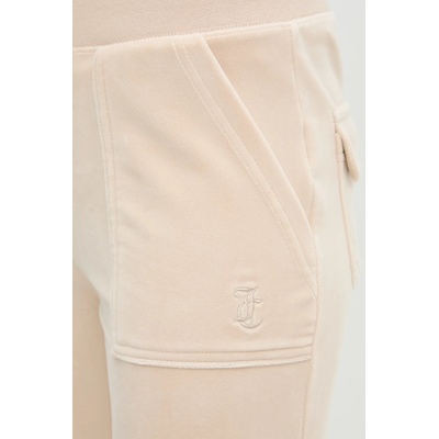 Juicy Couture Кадифен спортен панталон Juicy Couture DEL RAY POCKETED PANT (JCAP180G)