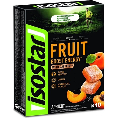 Isostar Želé fruit boost coffein marhuľa 10 x 10 g