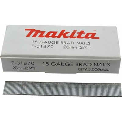 Klince 20mm 5000ks af505 MAKITA F-31870