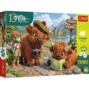 Trefl Пъзел Trefl от 160 части - Трефликс и очарователните крави (15449) - baby