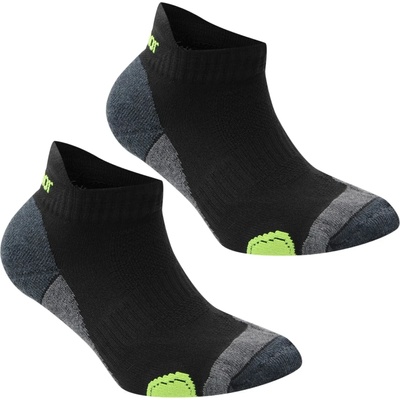 Karrimor Юношески чорапи Karrimor 2 Pack Running Socks Junior - Black/Fluo