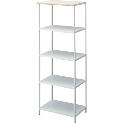 YAMAZAKI Стоманен стелаж в матово бял цвят 60x170x46, 5 cm Tower - YAMAZAKI (1810913_3599)