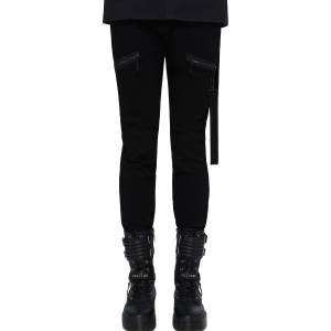 KILLSTAR мъжки панталони KILLSTAR x KIHILIST - Ebon Bone - Black - KSRA014441