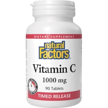 Natural Factors Vitamin C Time Release 1000 mg, 90 Tablets