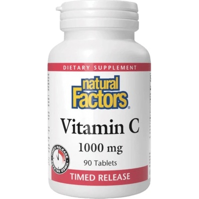 Natural Factors Vitamin C Time Release 1000 mg, 90 Tablets