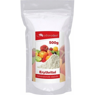 Zdravý den Erytritol nízkokalorické sladidlo 500 g
