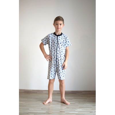 Detský overal Motoráče šedé