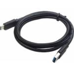 Gembird CCP-USB3-AMCM-0.1M Gembird cable USB 3.0 -> USB-C, 0.1m, black
