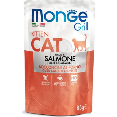 Monge Grill Kitten salmon in aspic 85 g