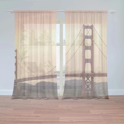 Sablio Záclony Golden Gate 2: 2ks 150x250cm