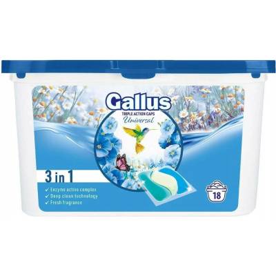 Gallus Triple Action 3v1 univerzální prací kapsle 18 PD