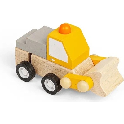 Bigjigs Toys Natahovací stavební autíčko Bagr