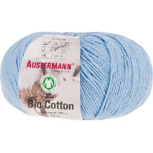 Austermann Bio Cotton 98299-26 Light Blue Плетива прежда (98299-26)