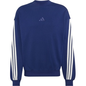 Adidas Мъжки пуловер adidas Adidas Kit 3-Stripes Sweatshirt Jumper - Dark Blue / Off White (017-4662-0212)