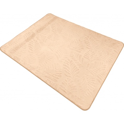 Takoy Koberec 140x180 vzor listí světle hnědý-HT-00399 | 140 x 180 cm