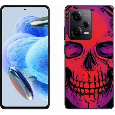 Pouzdro mmCase Gelové Xiaomi Redmi Note 12 Pro+ 5G - lebka